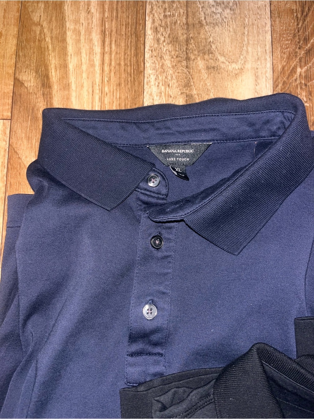 Lot of 3 Genuine size XL Banana Republic LONG-SLEEVE Luxe Cotton Polo Shirts - Picture 3 of 11